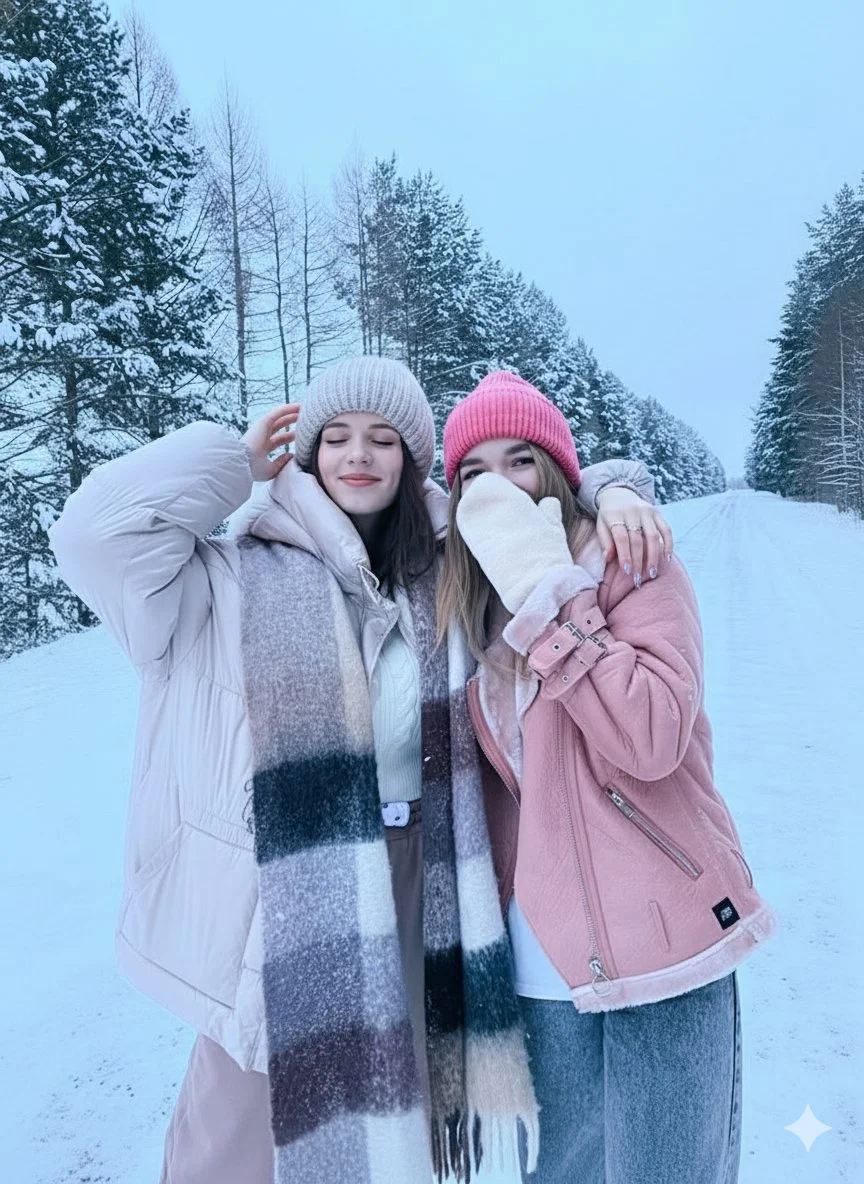 Chilly Smiles & Warm Hearts: Winter Selfie Magic