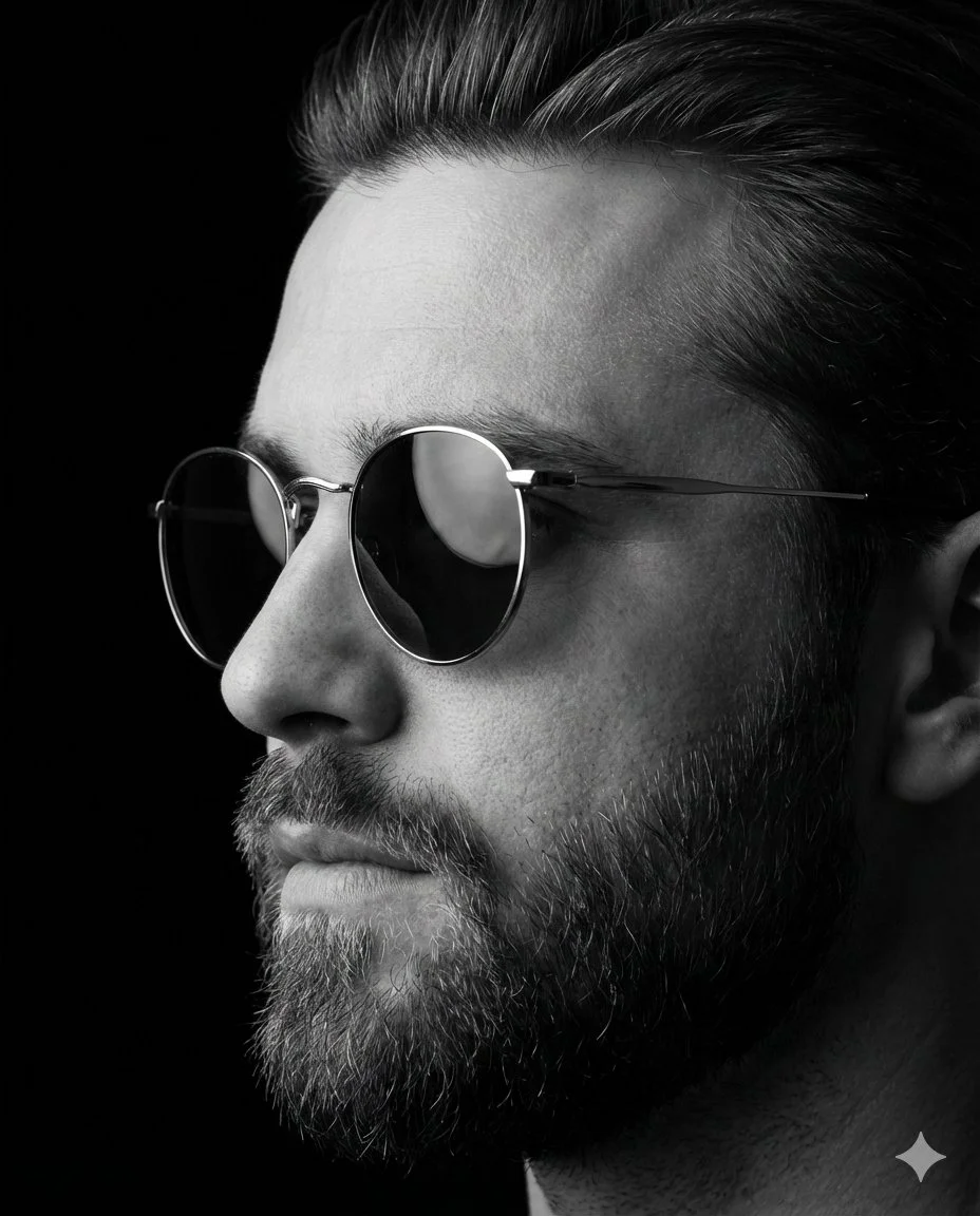 Chiseled Elegance in Monochrome