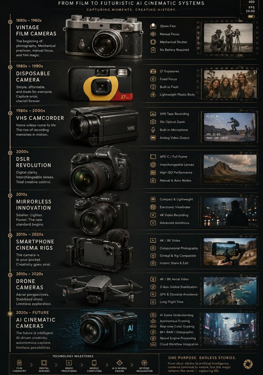 Chronicles of Capture: The Camera Evolution Timeline