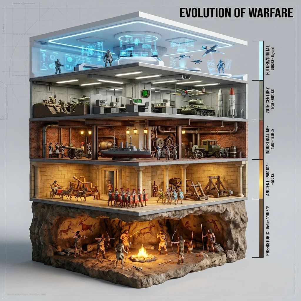 Chronicles of War: A Towering Timeline of Evolution