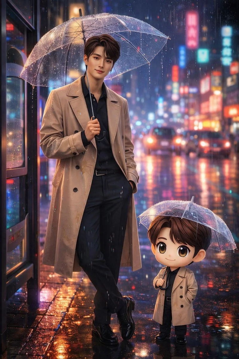 Cinematic Bond: Human Meets Chibi