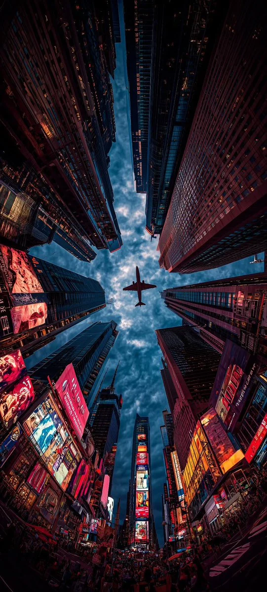 Cinematic Chaos: Skyscrapers and Flight in a Cyberpunk City