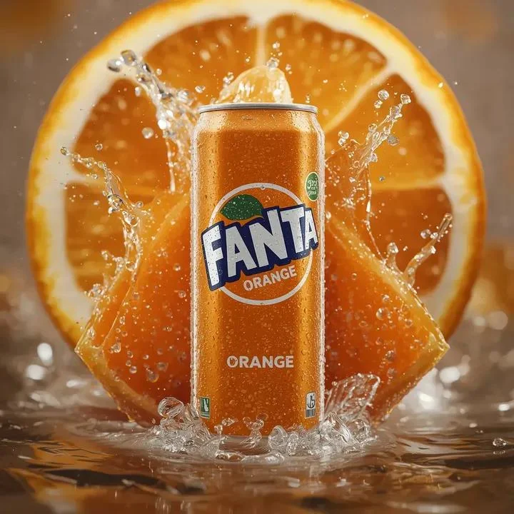 Cinematic Chill: Fanta's Refreshing Splash