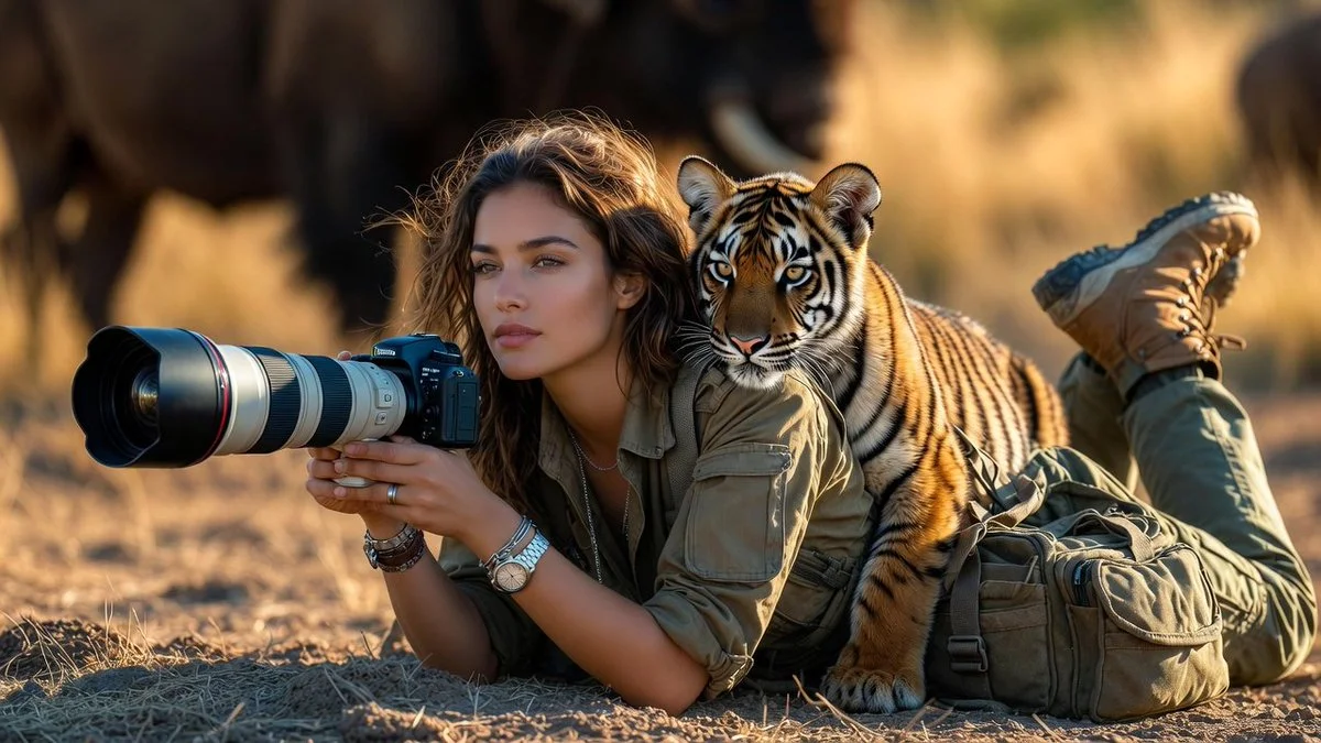 Cinematic Connection: A Woman and Her Wild Companion