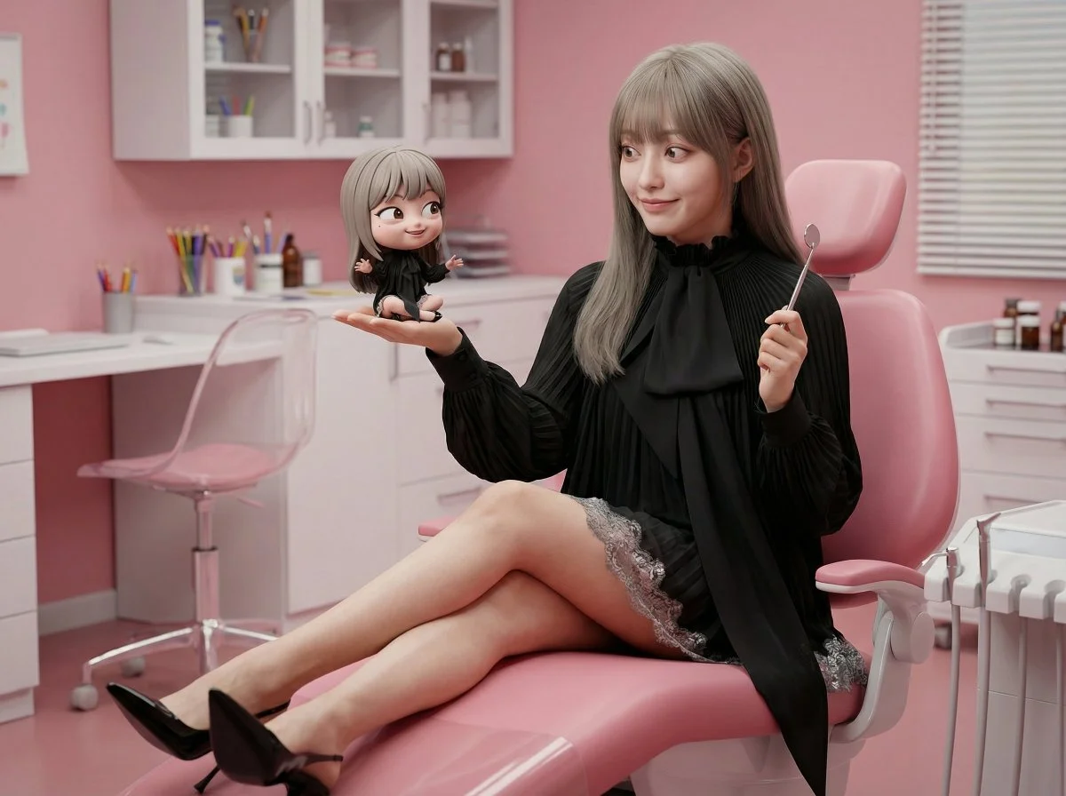 Cinematic Dental Delight: A Portrait of Surrealism