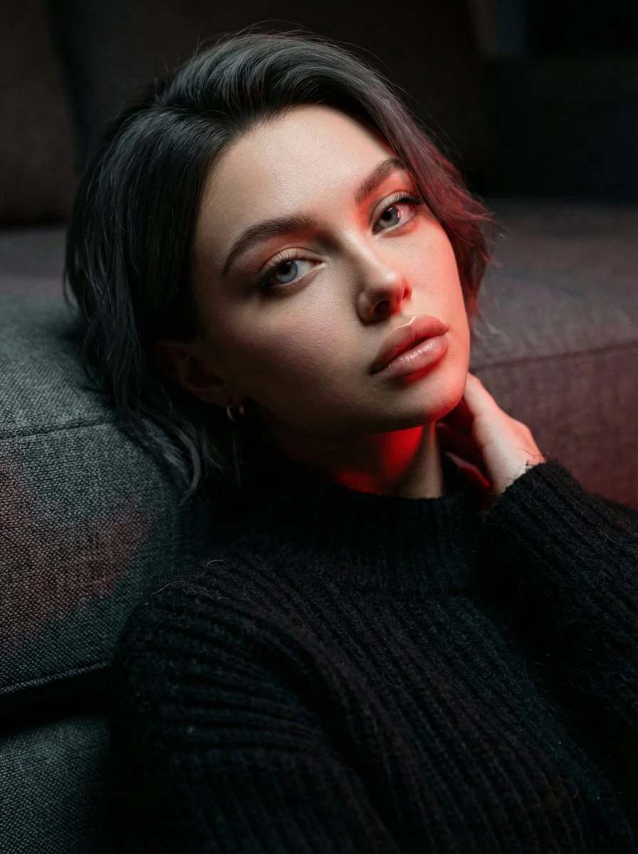 Cinematic Elegance: A Portrait in Shadows