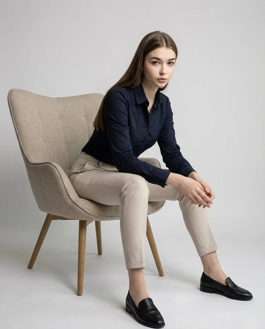 Cinematic Elegance: The Confident Portrait