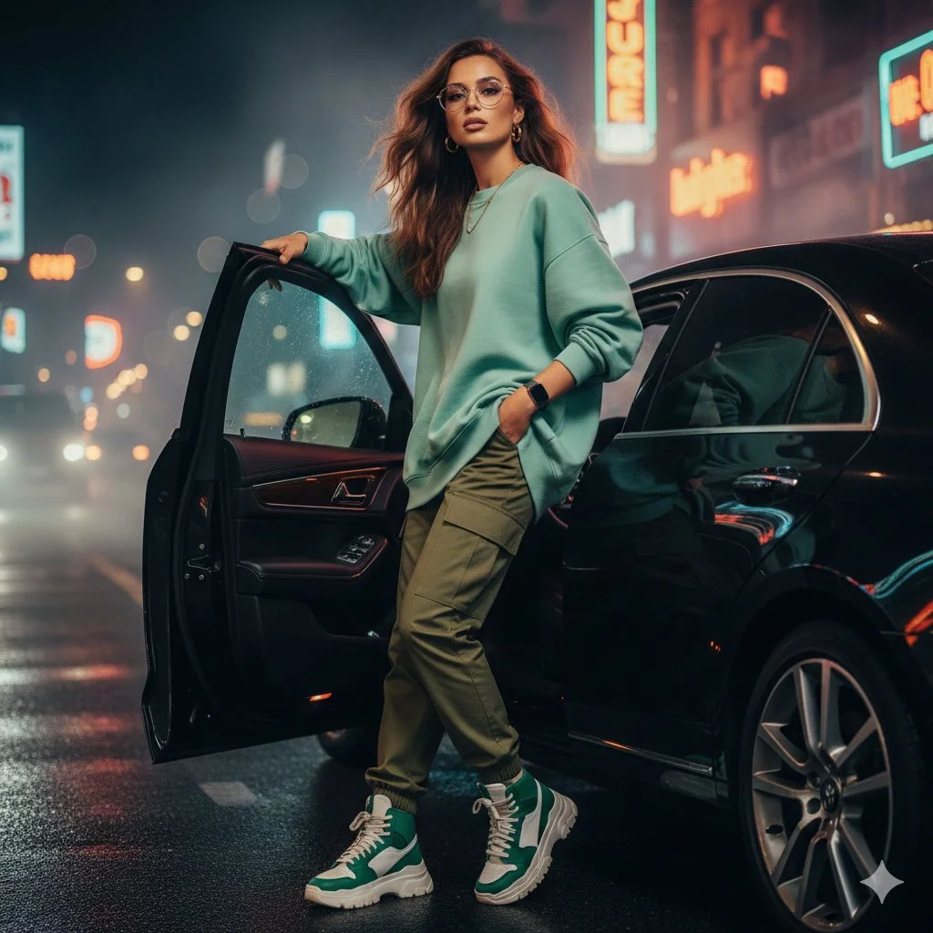 Cinematic Elegance: Vogue-Style Power Portrait