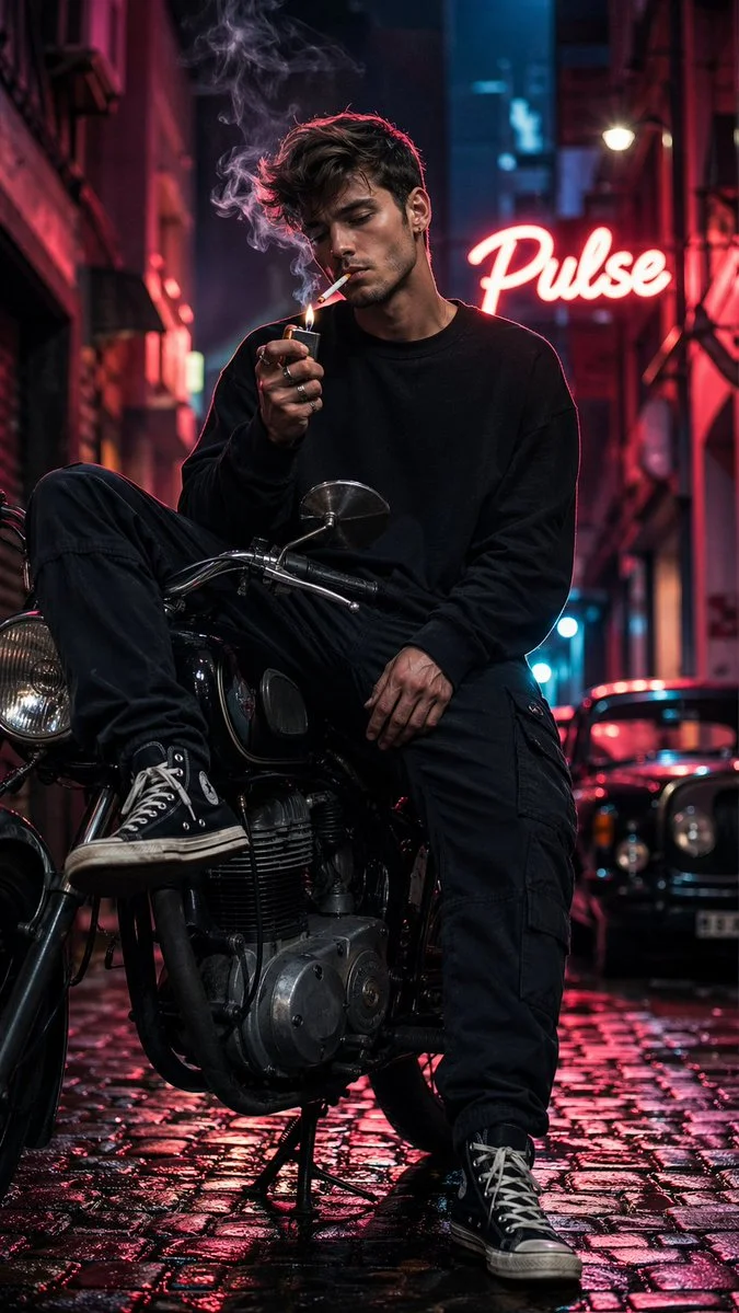 Cinematic Essence: A Night in the City