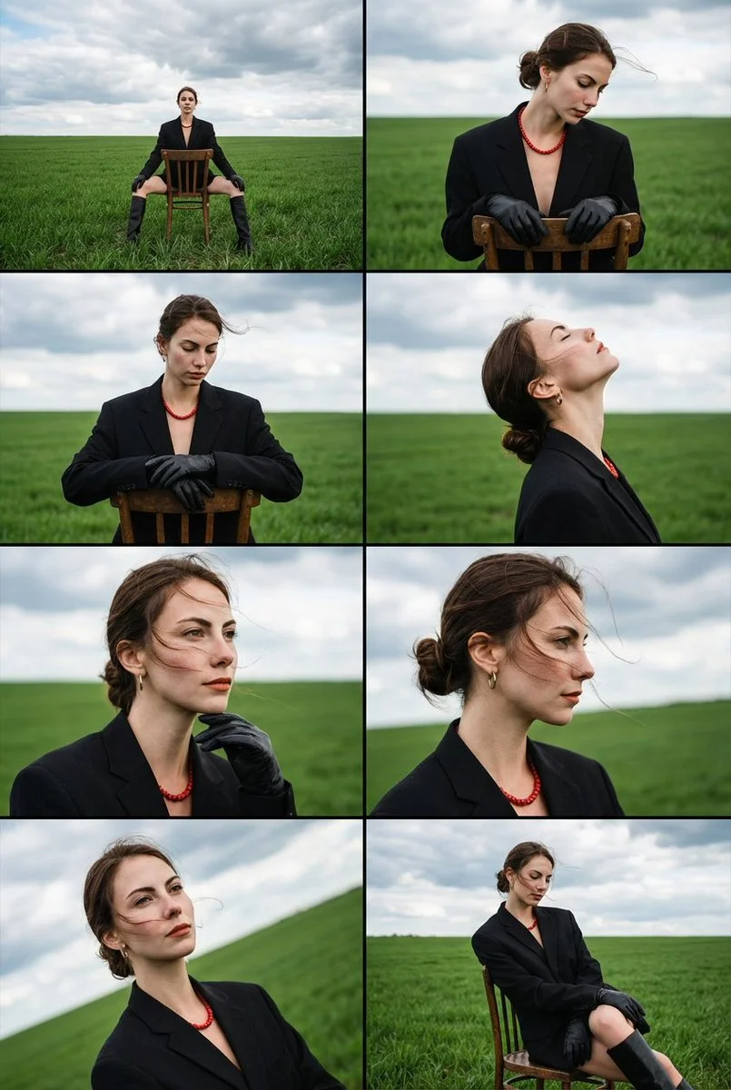 Cinematic Fashion: A Portrait of Elegance