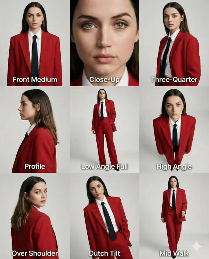 Cinematic Fashion Grid: Consistent Editorial Portraits