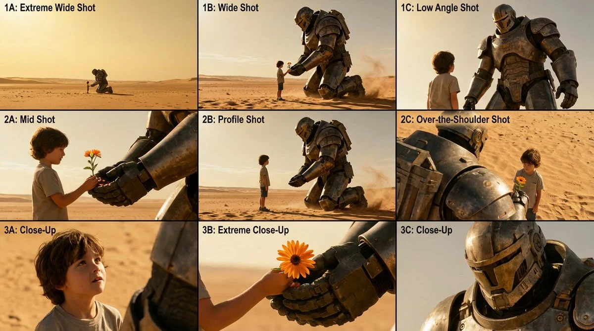 Cinematic Perspectives: A 3x3 Journey