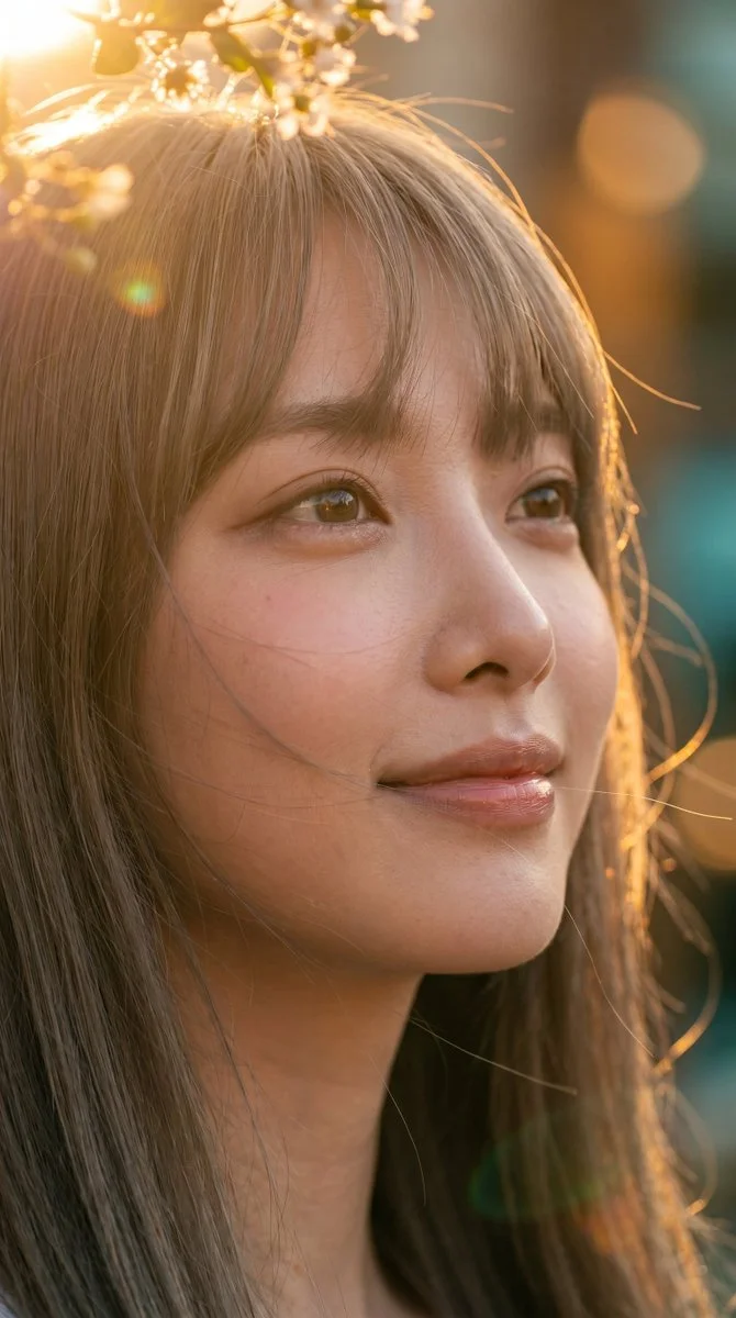 Cinematic Portrait of Sidona: A Close-Up Exploration