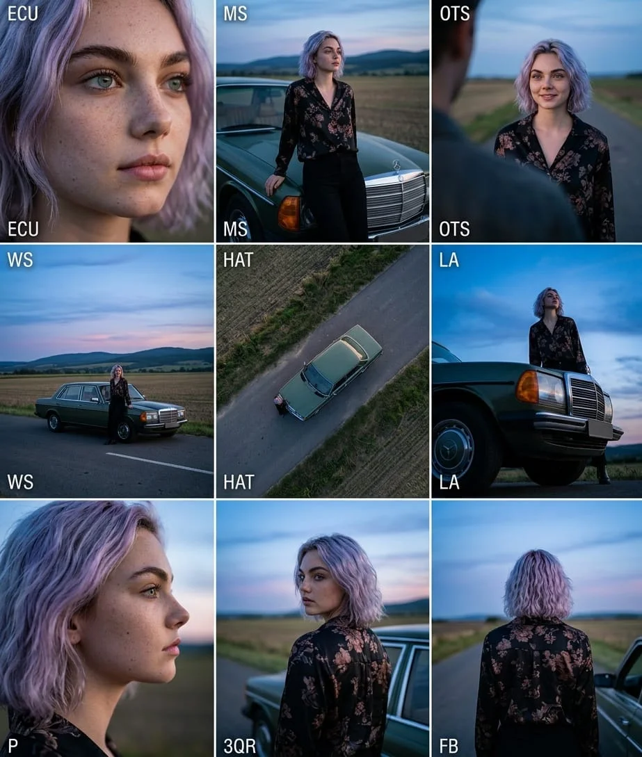 Cinematic Portraits: A Young Woman at Dusk