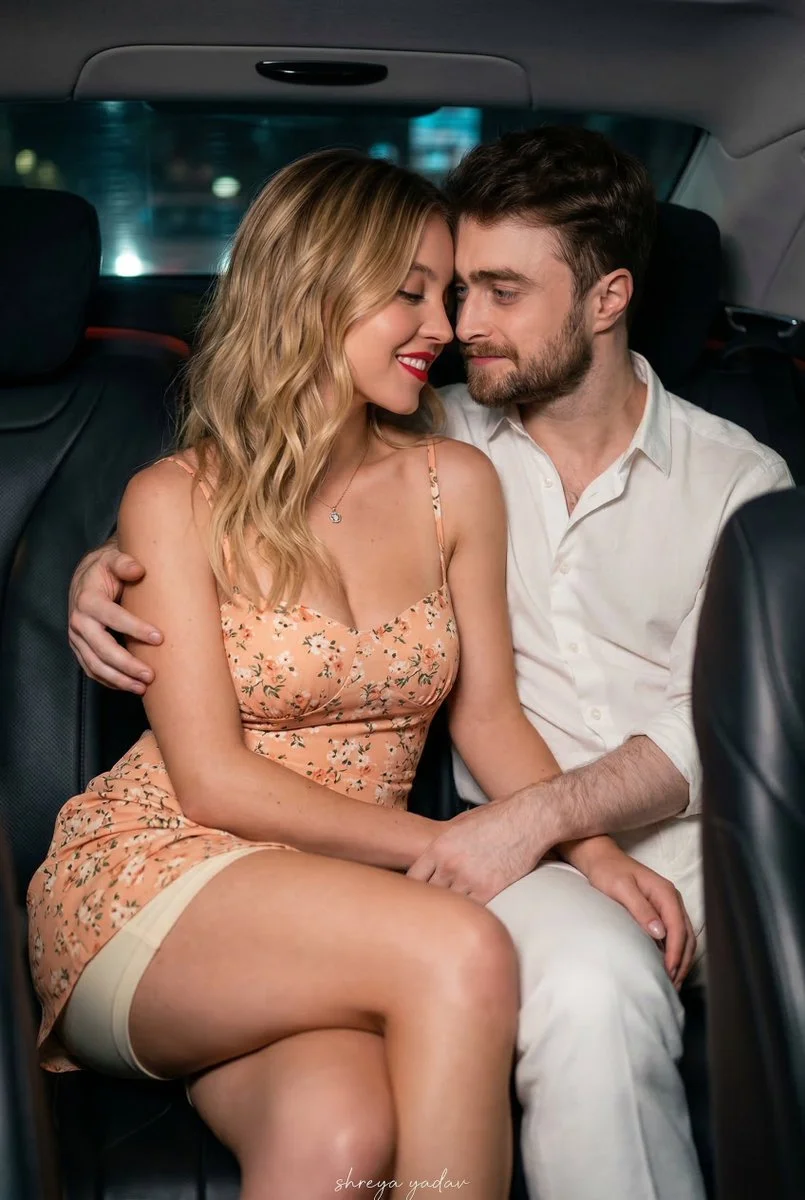 Cinematic Romance in a Dream Car