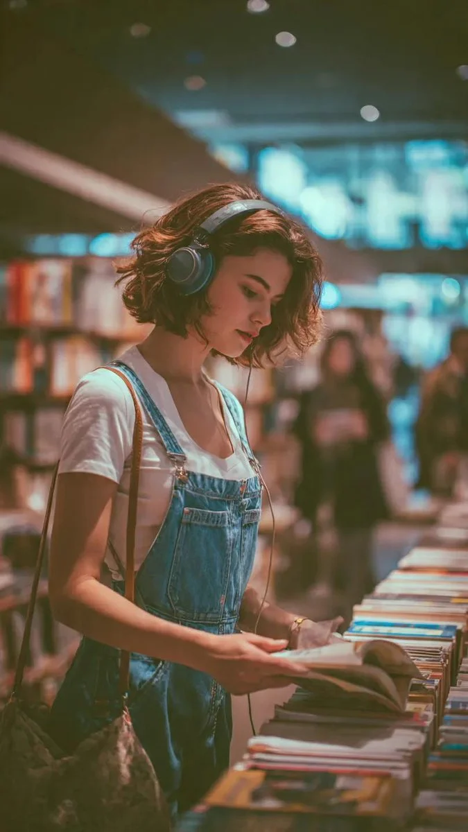 Cinematic Serenity in a Bookstore