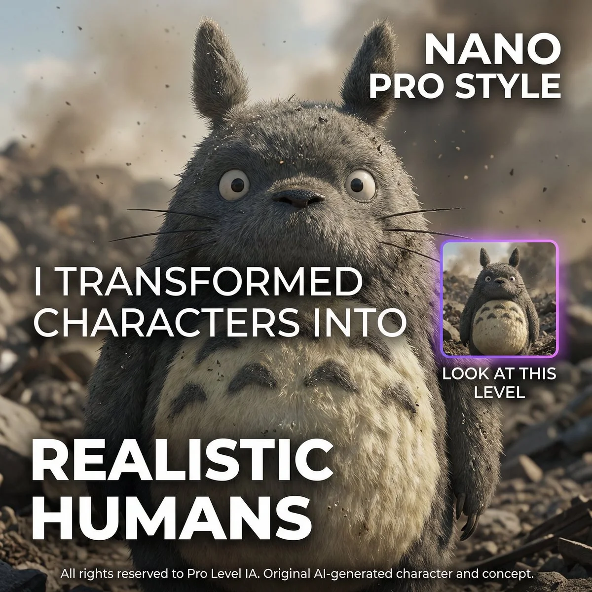 Cinematic Totoro: A Realistic Fantasy Encounter