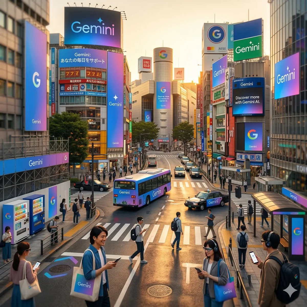 City Drenched in Gemini Glow