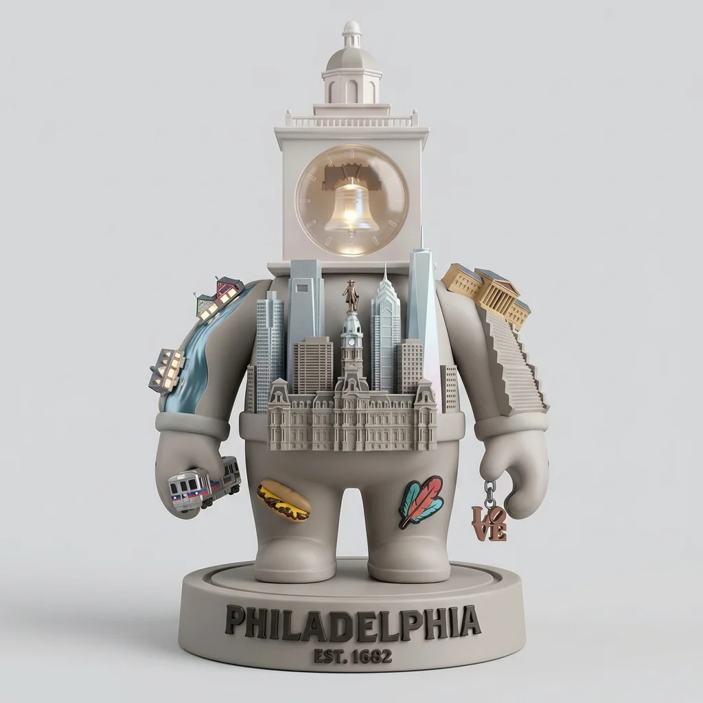 Cityscape Collectibles: Philly's Nano Banana Toy