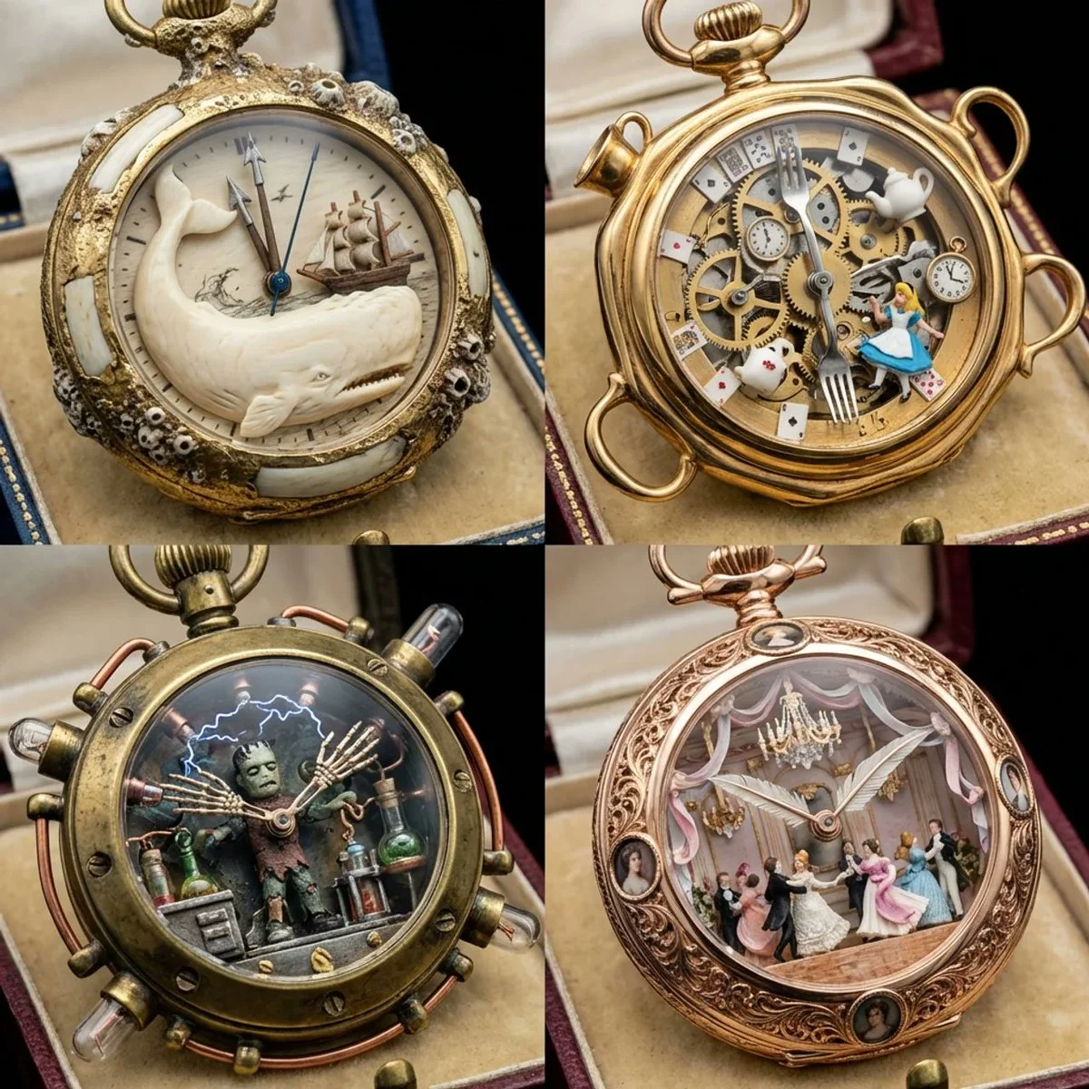 Classic Pocket Watches Inspired by Timeless Literary Masterpieces