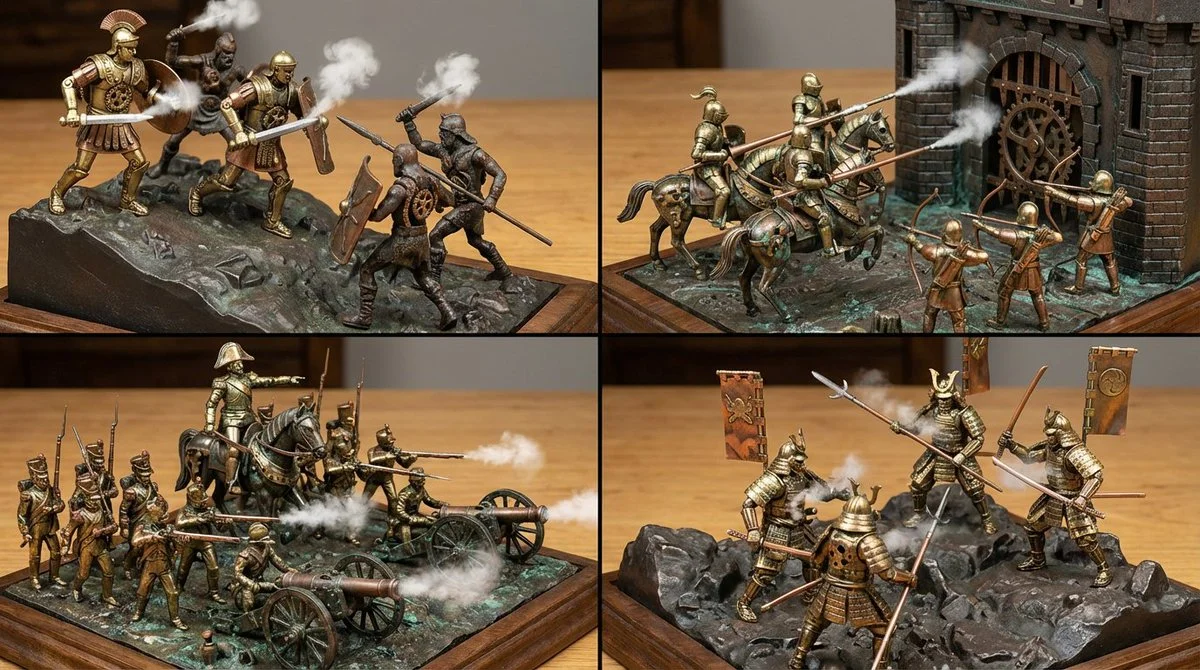 Clockwork Clash: Brass Armies in Steampunk Warfare