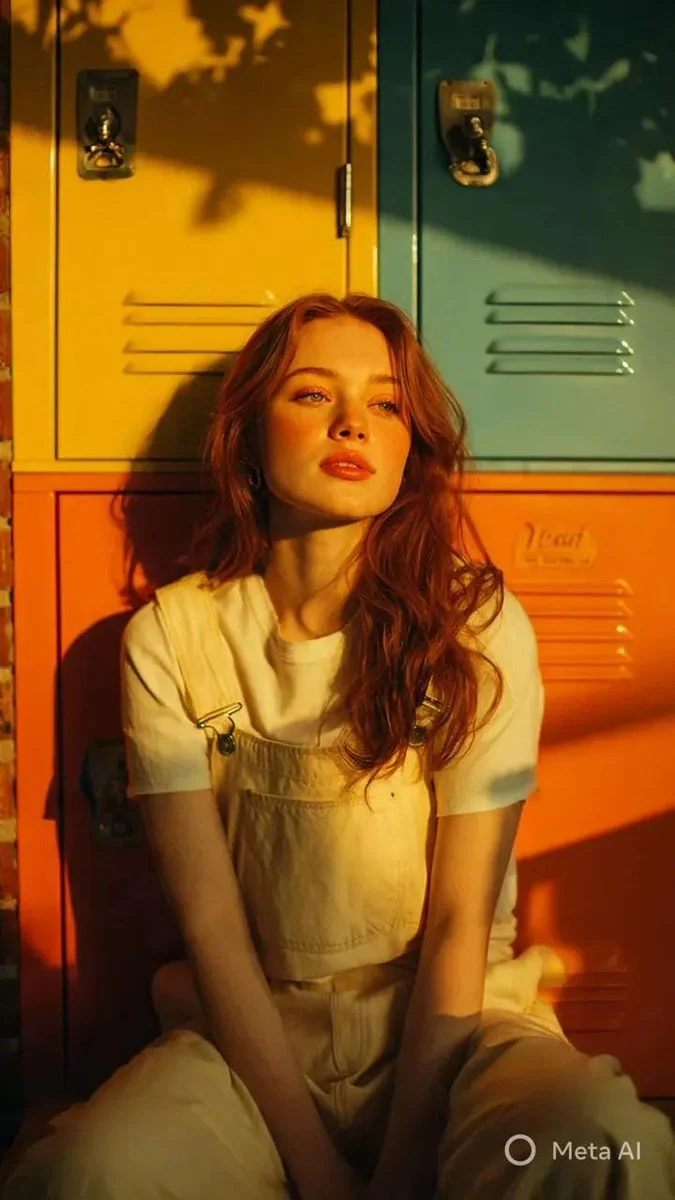 Contemplation in Color: A Portrait of Serenity