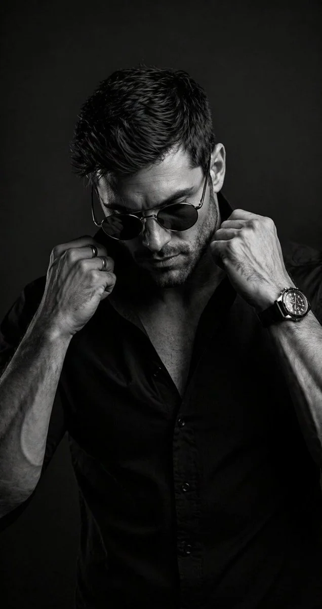 Contrast in Style: A Modern Portrait