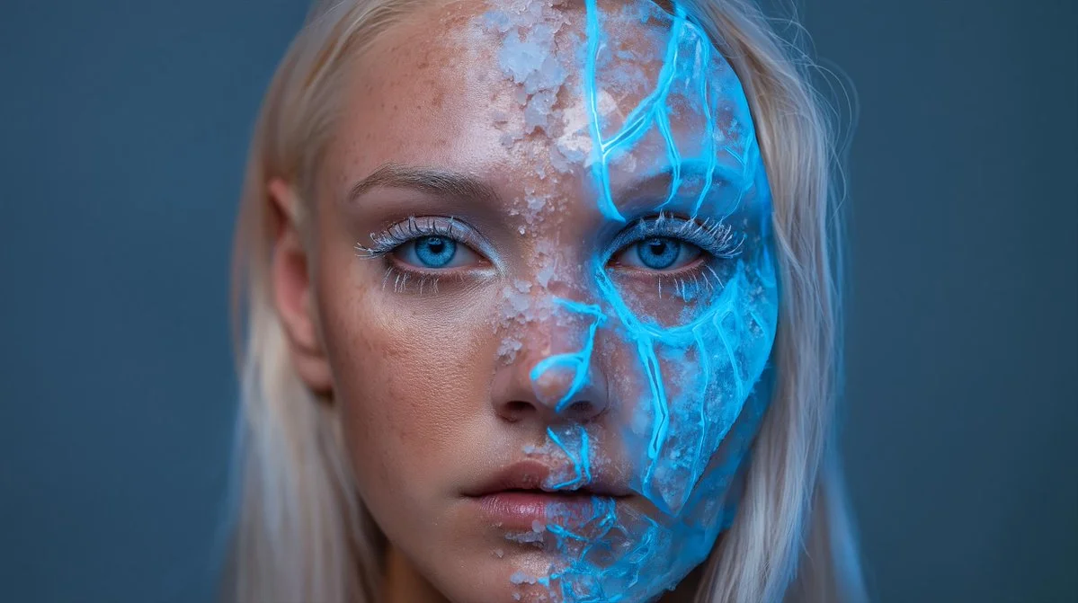 Contrasting Duality in a Realistic Portrait Shot