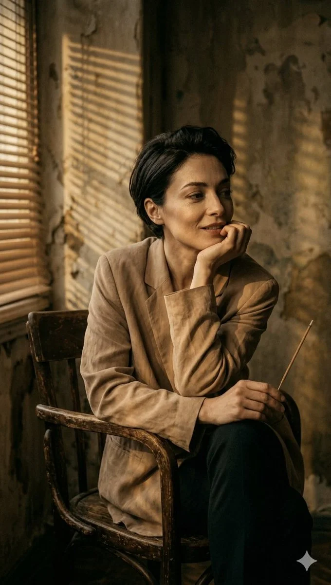 Contrasting Reflections: A Dual Hair Journey