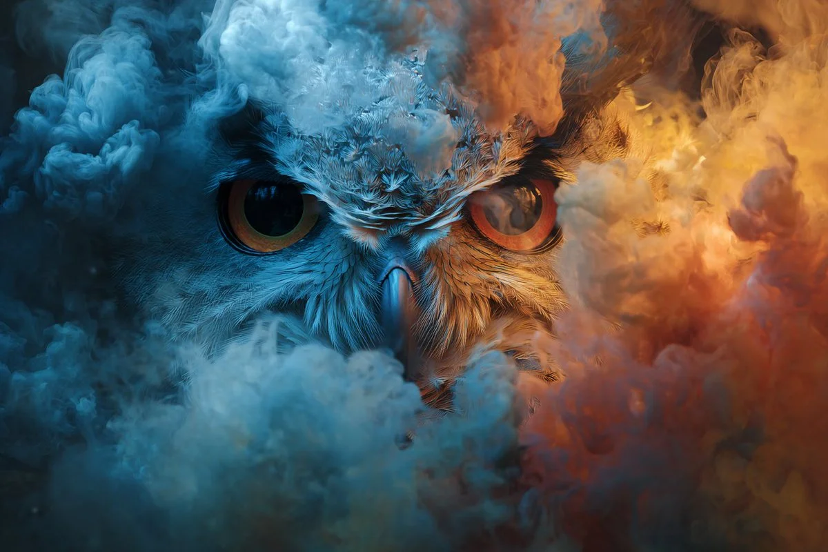 Cosmic Nebula Smoke in a Sci-Fi World