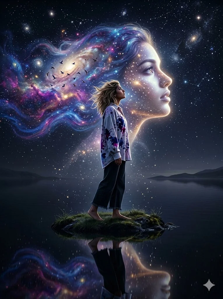 Cosmic Reverie: A Dance of Dream and Reality