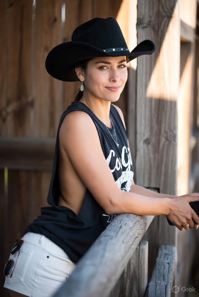 Country Chic Confidence Captured in Cinematic Detail