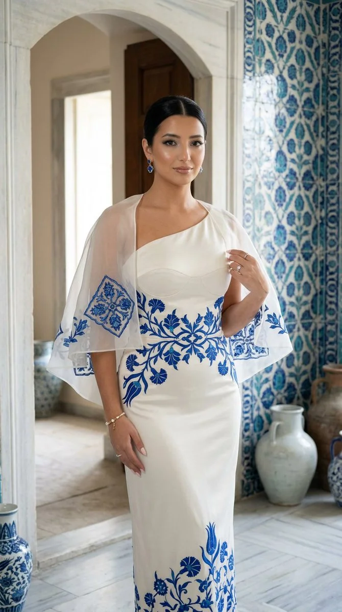 Couture Meets Culture: A Modern Iznik Elegance