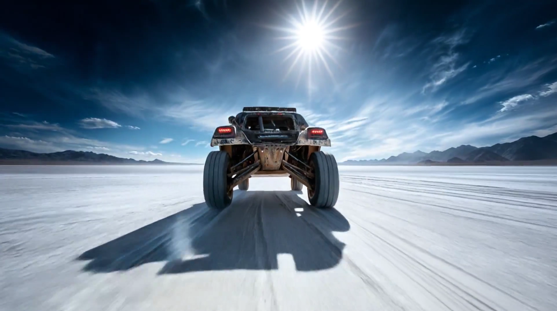 Trophy Truck Domination on the Salt Flats