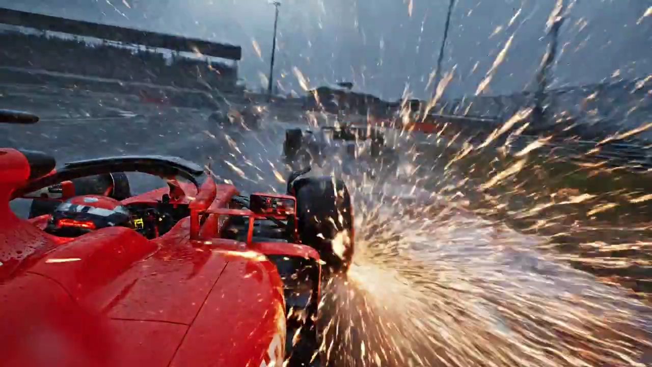 What if a Formula 1 car tore through a storm at 200mph?