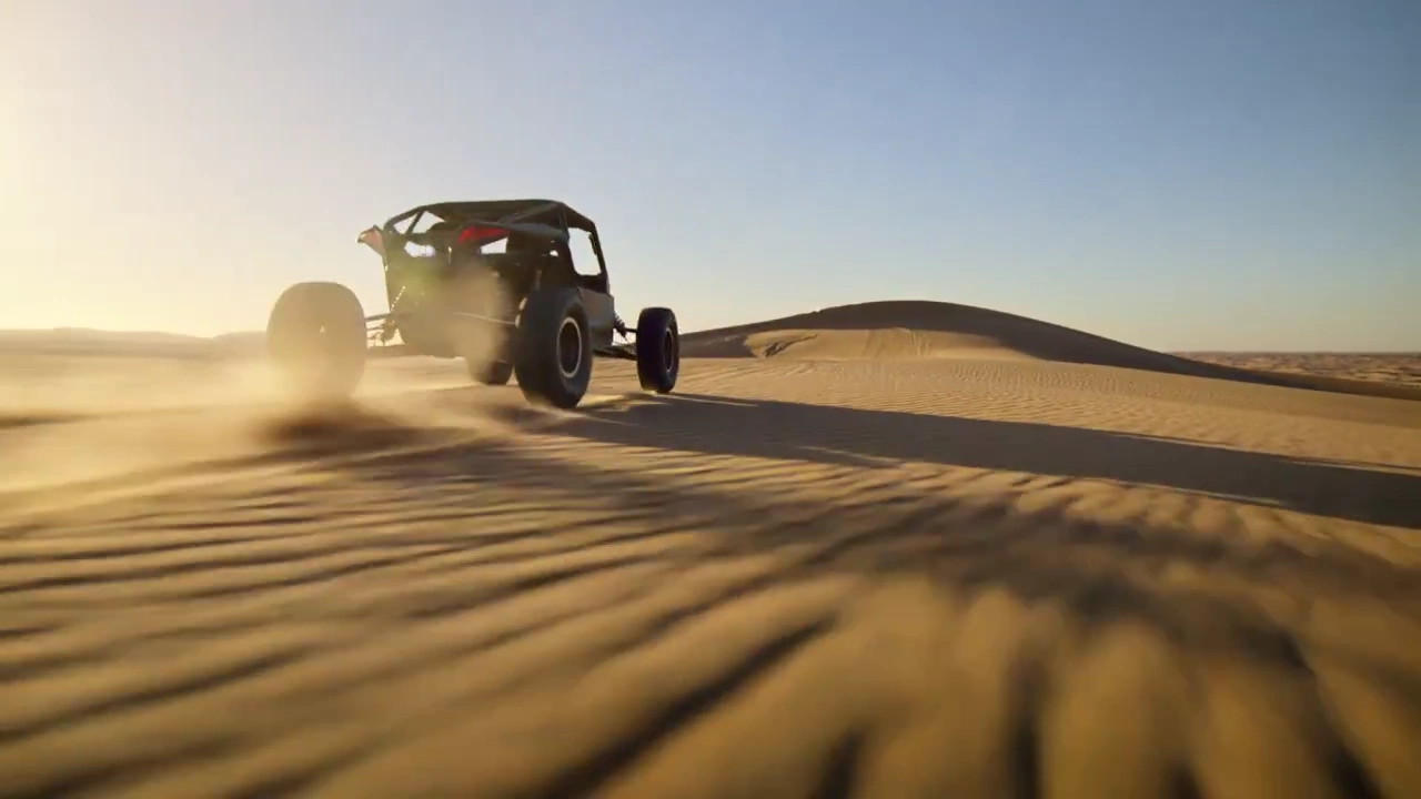 High-Speed Sahara Buggy Cinematics in Multi-Angle Shots