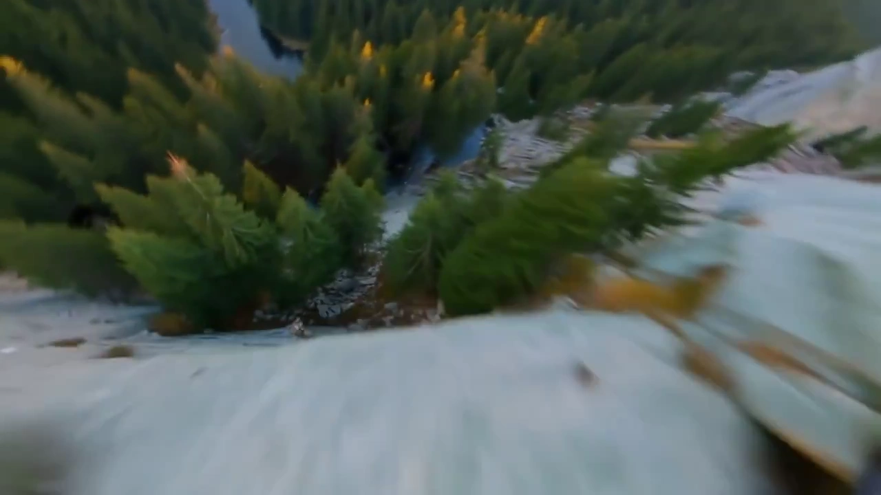 Eagle's Thrill Ride Through Mountain Valleys