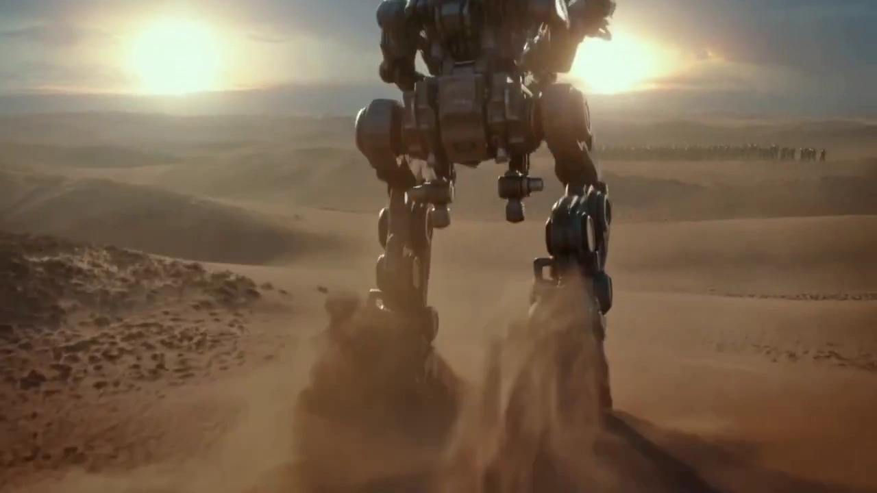 Twin Suns, Mechs, and the Desert's Fiery Clash