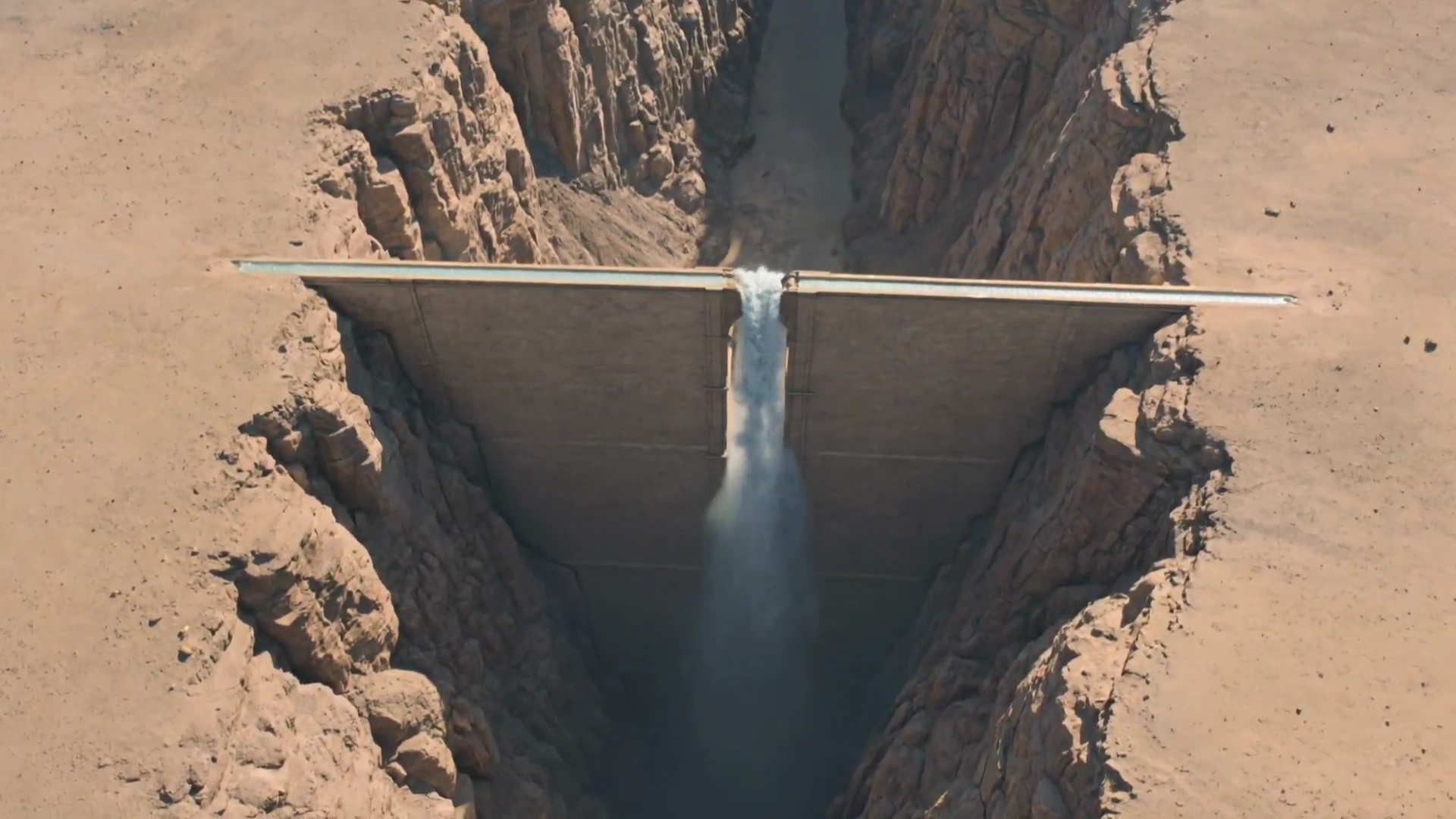 Racing the Collapse: Jet Bike on a Sky-High Aqueduct