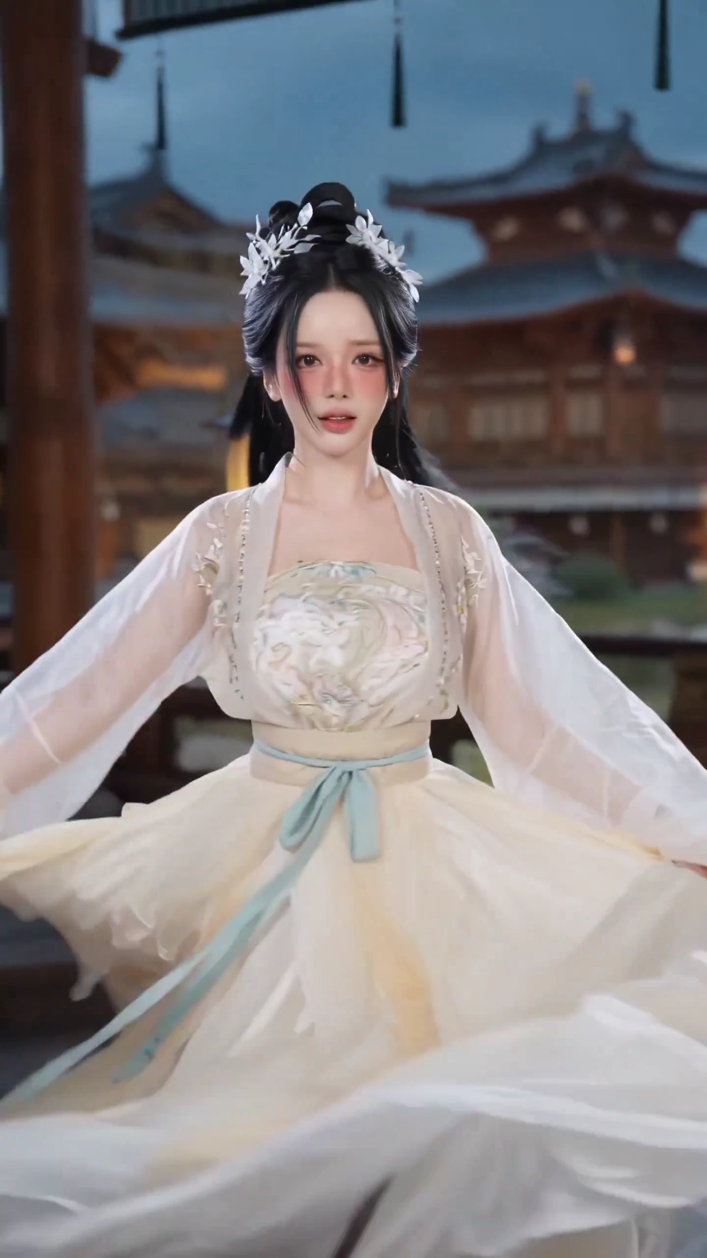 Elegant Costume Transformations in 10 Seconds