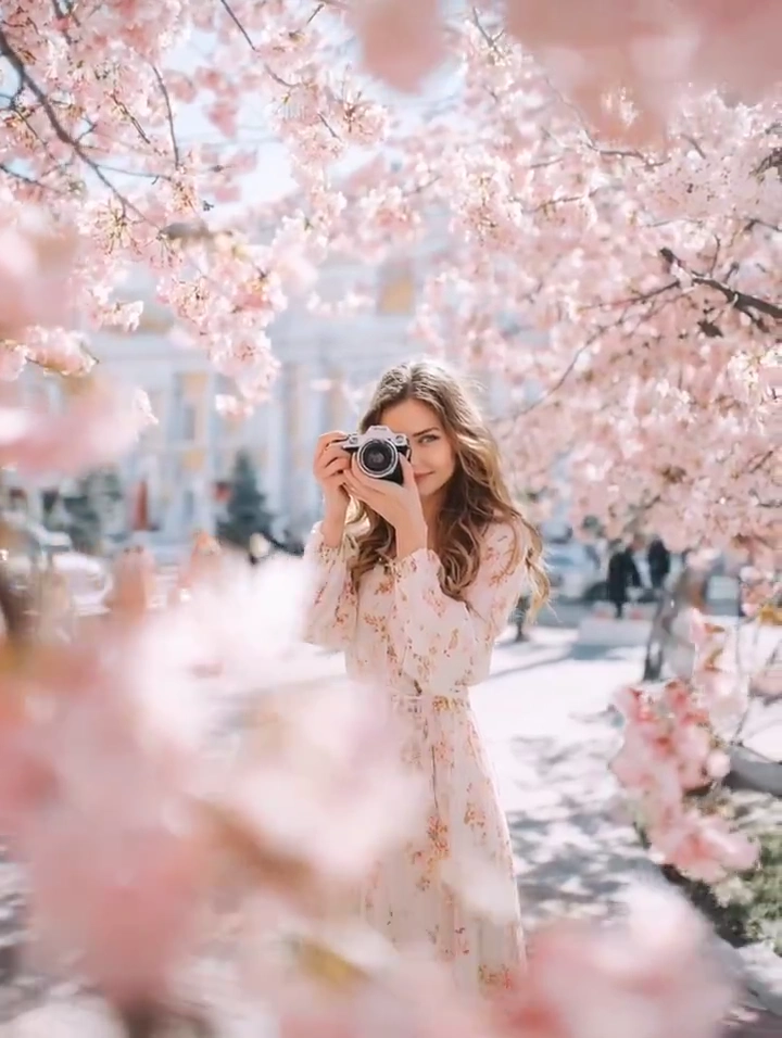 Spring Bliss: Sakura in Krasnodar Through the Lens