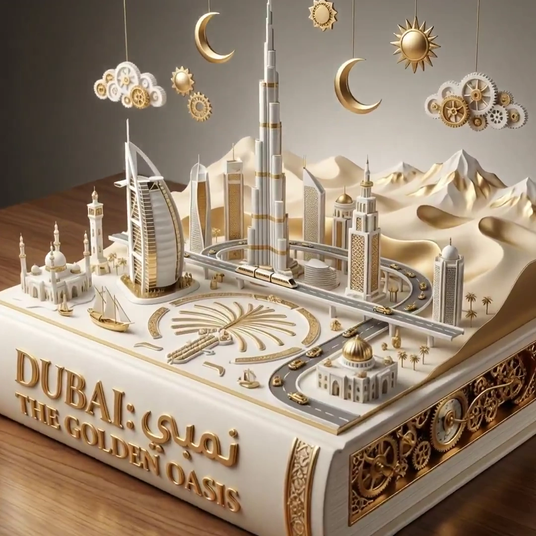 Crafting a Luxurious Pop-Up City from a Book