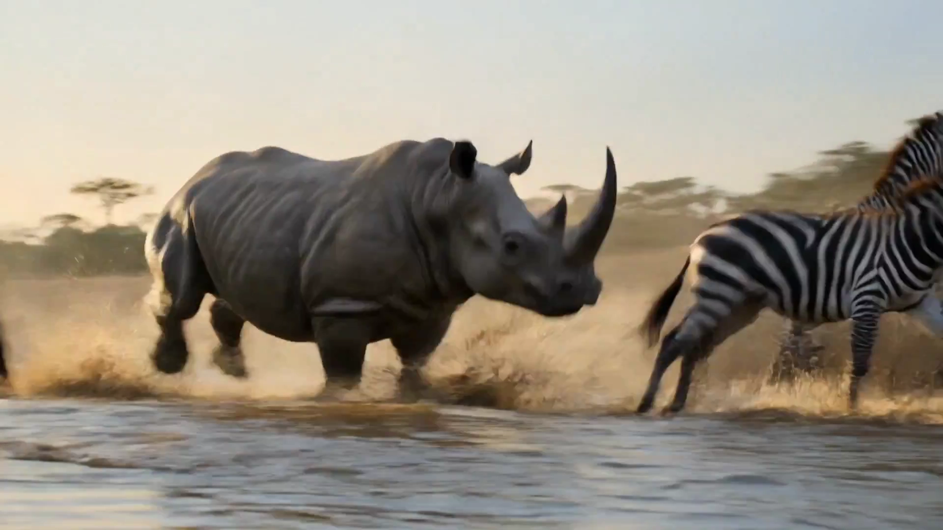 Raging Rhinos and a Life-Saving Escape