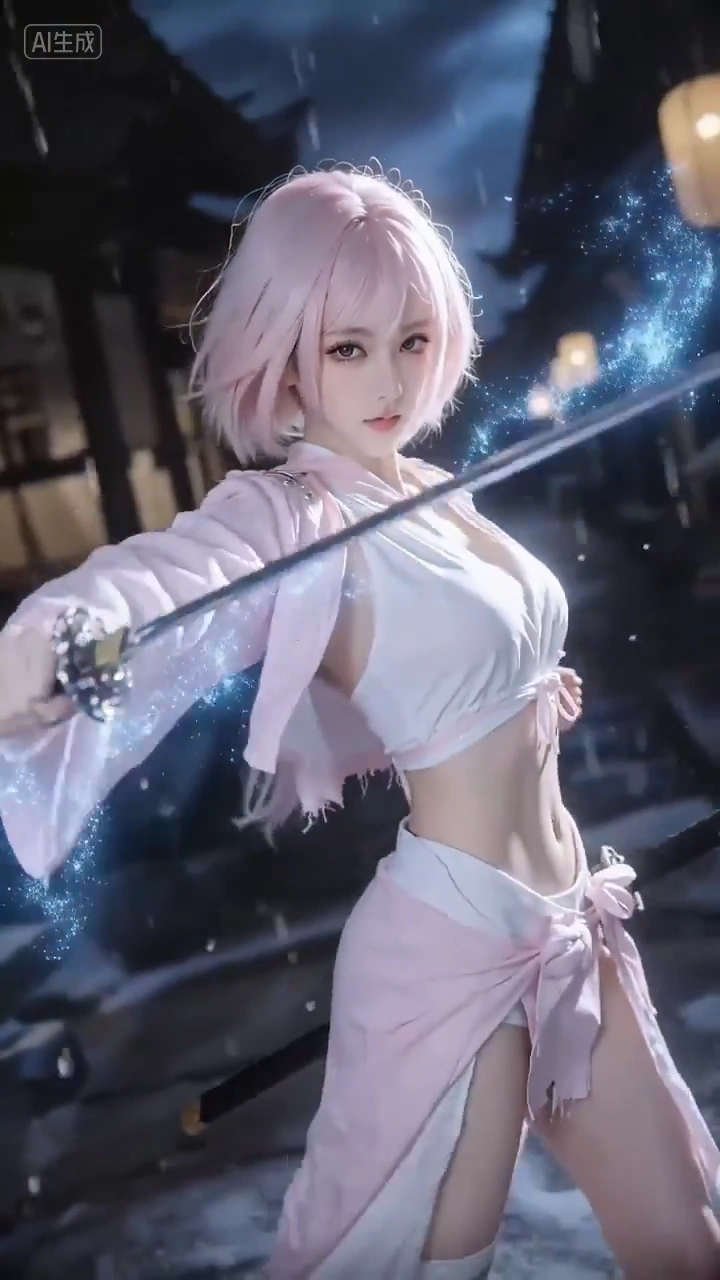 Mastering Swordsmanship Under Rainy Skies