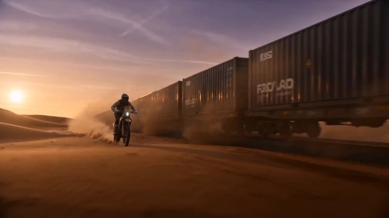 High-Speed Chase: Sand, Sun, and Stunts