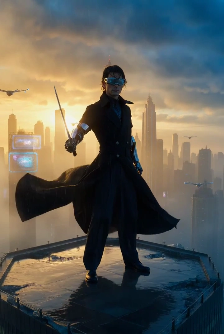 Epic Solitude: A Samurai's Tale in a Dystopian City