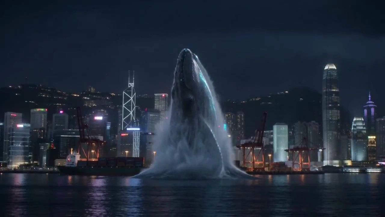 Nature's Fury Unleashed: Leviathan Strikes the Metropolis
