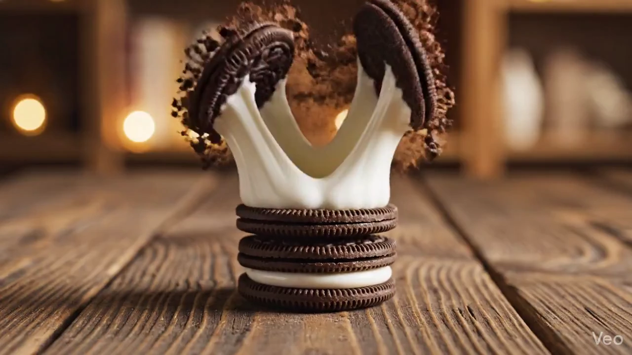 A robot chef crafts Oreo magic in mid-air