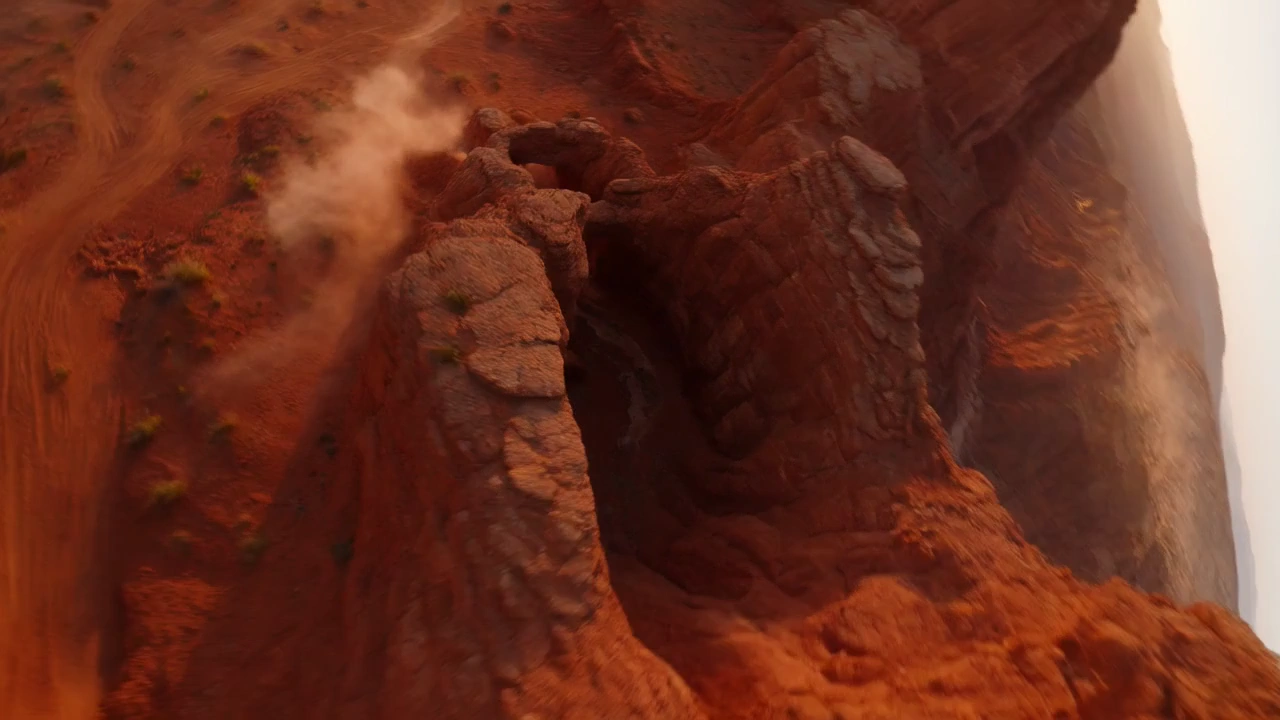 Speed clashes with stillness in a breathtaking desert Red Bull reveal