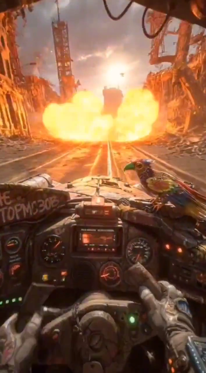 Inside the Chaos: High-Speed Battle in a Post-Apocalyptic City